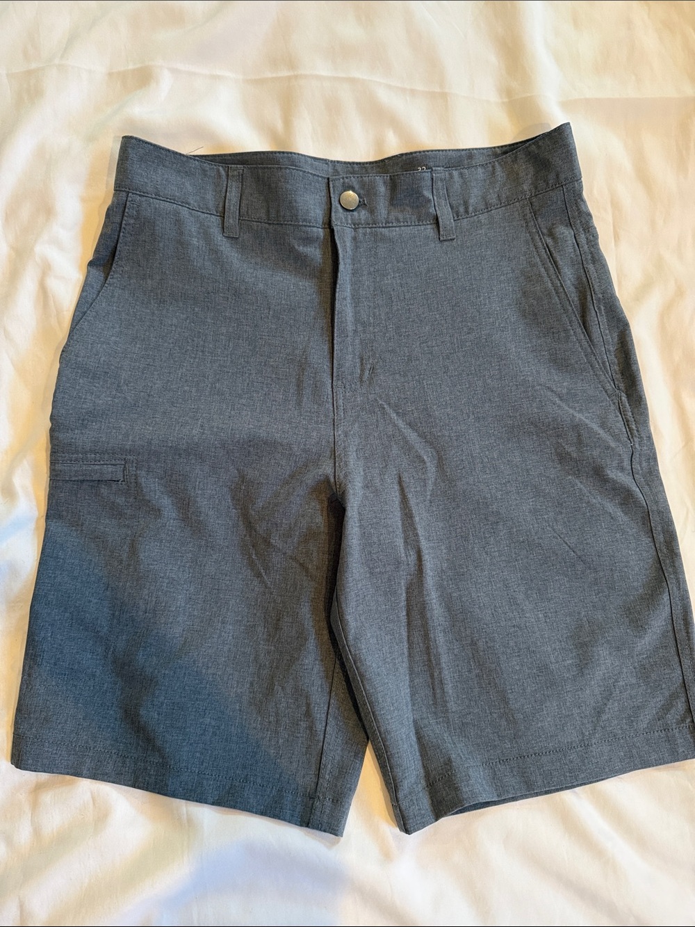 Panama Jack Men's Charcoal Flat Front Shorts